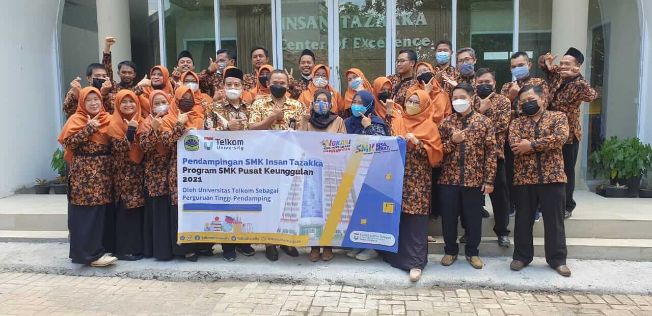 Pendampingan SMK Insan Tazakka sebagai Program SMK Pusat Keunggulan tahun 2021